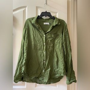 Ava Sky Button Up Top